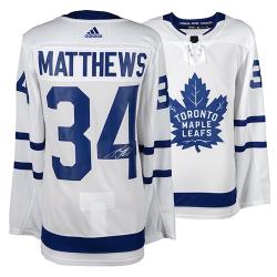 FANAHAM0477-A MATTHEWS AUTO LEAFS JERSEY WHITE ADDIDAS