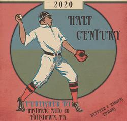 HIB20HC-2020 HISTORIC AUTOGRAPH HALF CENTURY BASEBALL