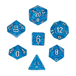 KP00261-ELEMENTAL DICE 7PC SET WATER