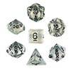 KP02989-TRANSPARENT DICE BOX 7PC CLEAR
