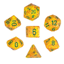 KP12080-ELEMENTAL DICE D10 10PC LOTUS