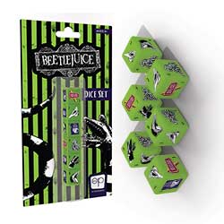 MONAC010680-DICE SET 6PC BEETLEJUICE