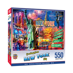 MPC32146-GREETINGS FROM NY CITY 550PC PUZZLE