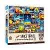 MPC72417-VINTAGE POSTERS SPACE TRAVEL 1000PC PUZZLE