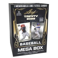 RAZ23BTM-2023 LEAF TRINITY BASEBALL MEGA BOX