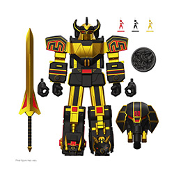 S7POWRW508201-S7 MMPR ULTIMATES! W5 MEGAZORD (BLACK/GOLD)