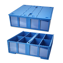 UBCWCCB3200BLU-3,200CT COLLECTIBLE PLASTIC CARD BIN BLUE