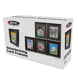 UBCWICFSBLK-CARD FRAME INTERLOCKING 6-PACK