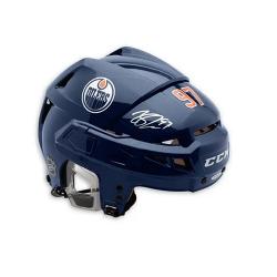 UDAHCM90038-C MCDAVID AUTO OILERS NAVY CCM HELMET