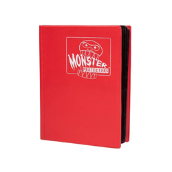 UMB4PMRD-4 POCKET MONSTER MATTE PORTFOLIO RED