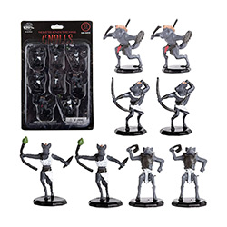 UMBMONGN8PNT-MONSTER MINIATURE FIGURE SET PAINTED GNOLLS 8PK