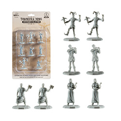 UMBMONMAMUE-MONSTER MINI FIGURE SET UNPAINTED ENTERTAINER 8PK