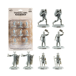 UMBMONMAMUN-MONSTER MINI FIGURE SET UNPAINTED NOBILITY 8PK