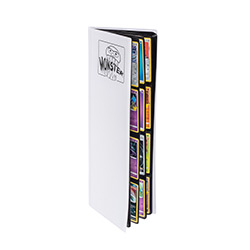 UMBMONTLLWHT-8 POCKET TOWER MONSTER WHITE MATTE BINDER
