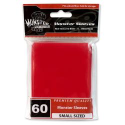 UMBMSLSGNRED-MONSTER SLEEVES YGO/SMALL GLOSSY RED 60CT