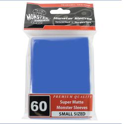UMBMSLSMNBLU-MONSTER SLEEVES YGO/SMALL SUPER MATTE BLUE 60CT