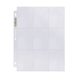 UP925S-PAGES 9 POCKET SILVER 25 PACK (BULK PACKAGED)
