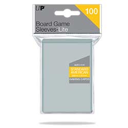 UPBGCSLSA-BOARD GAME CARD SLEEVES LIGHT AMERICAN STANDARD