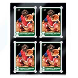USSSD1T4CUV130-ONE-TOUCH 3X5 4 CARD UV BLACK BORDERED 130PT